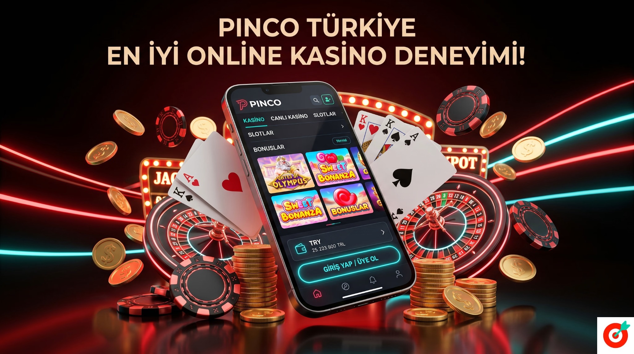 Pinco ana sayfasının Türkiye kullanıcıları için genel görünümü